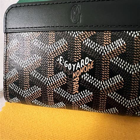 goyard black wallet|goyard matignon mini wallet price.